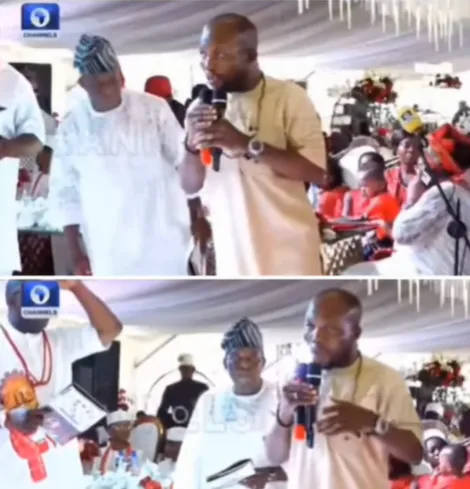 "The throne will tey for your head"- LGA chairman in Edo trends online over his spoken English (video) "The throne will tey for your head"- LGA chairman in Edo trends online over his spoken English (video)