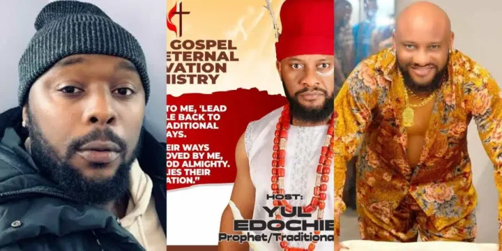 Radiogad roasts Yul Edochie following reopening of his church Radiogad roasts Yul Edochie following reopening of his church