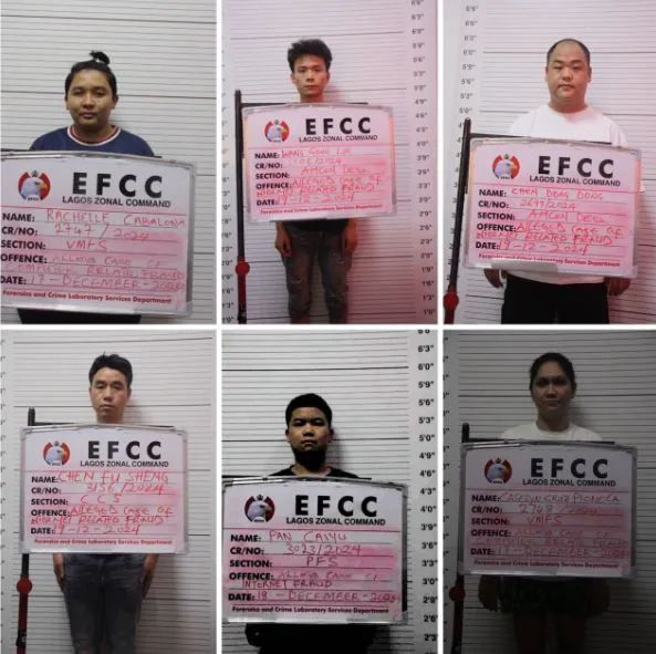 Court Jails 15 Chinese, 2 Filipinos, 1 Pakistani For Cyberterrorism, Internet Fraud In Lagos Court Jails 15 Chinese, 2 Filipinos, 1 Pakistani For Cyberterrorism, Internet Fraud In Lagos