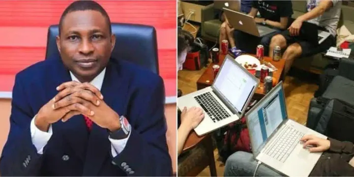 "Yahoo-Yahoo boys binging 'national shame' to Nigeria" - EFCC Chairman "Yahoo-Yahoo boys binging 'national shame' to Nigeria" - EFCC Chairman