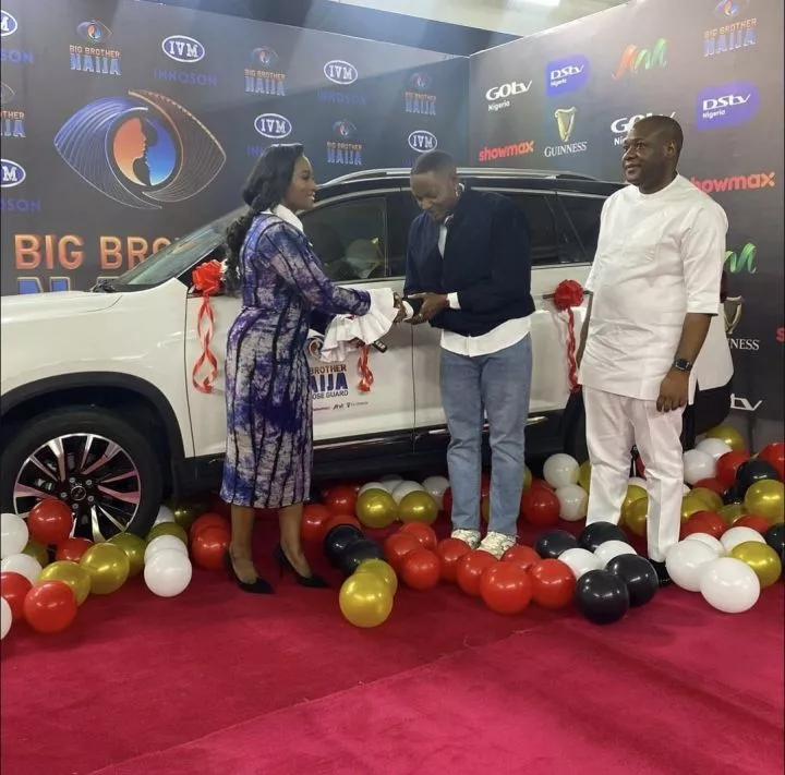 BBNaija season 9 winner, Kellyrae receives SUV car gift (Photo)