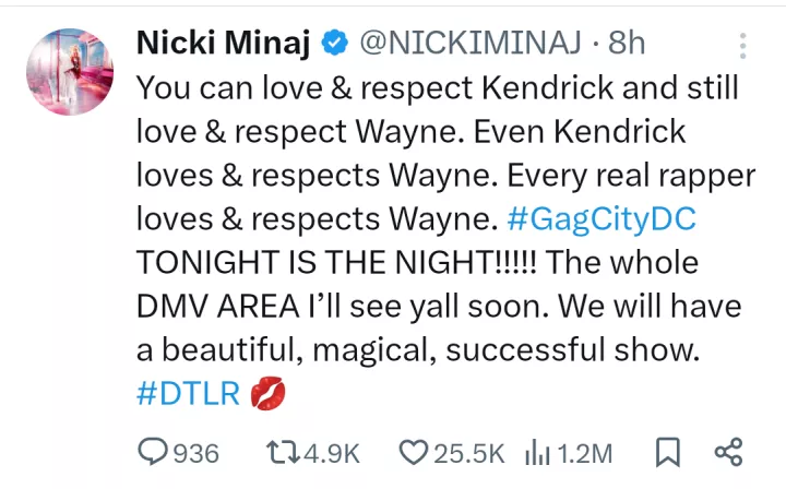 Got everything in the world, still spiteful & ev!l. Disgusting' - Nicki Minaj blasts Jay-Z for snubbing Lil Wayne in favour of Kendrick Lamar to headline 2025 Super Bowl