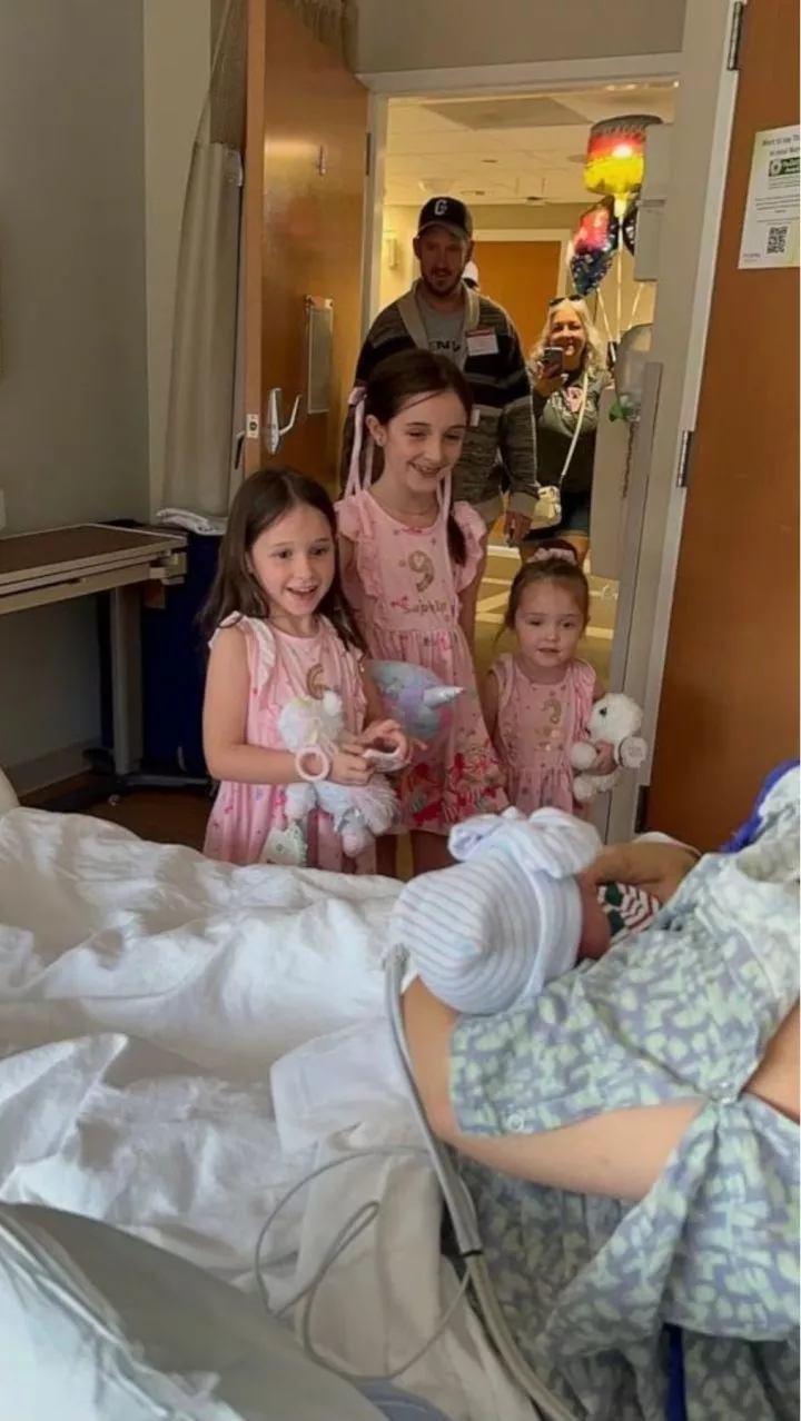 Woman whose 3 children share same birthday gives birth to 4th child on same date