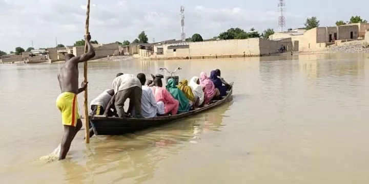 How canoe peddlers are cashing out in Maiduguri floodHow canoe peddlers are cashing out in Maiduguri flood