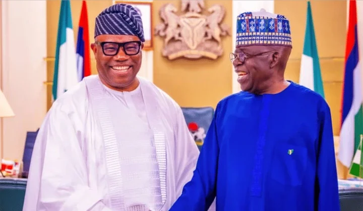 BREAKING: Tinubu, Akpabio Hold Closed-Door Meeting