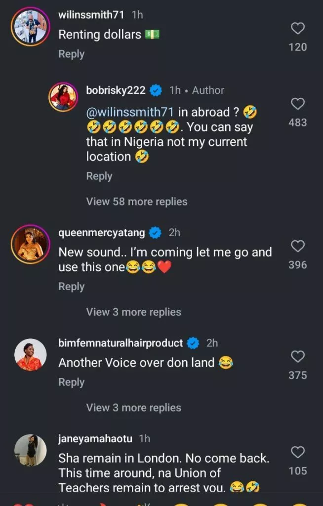 Bobrisky reacts as he's accused of 'renting' dollars to flaunt, one day after moving abroad