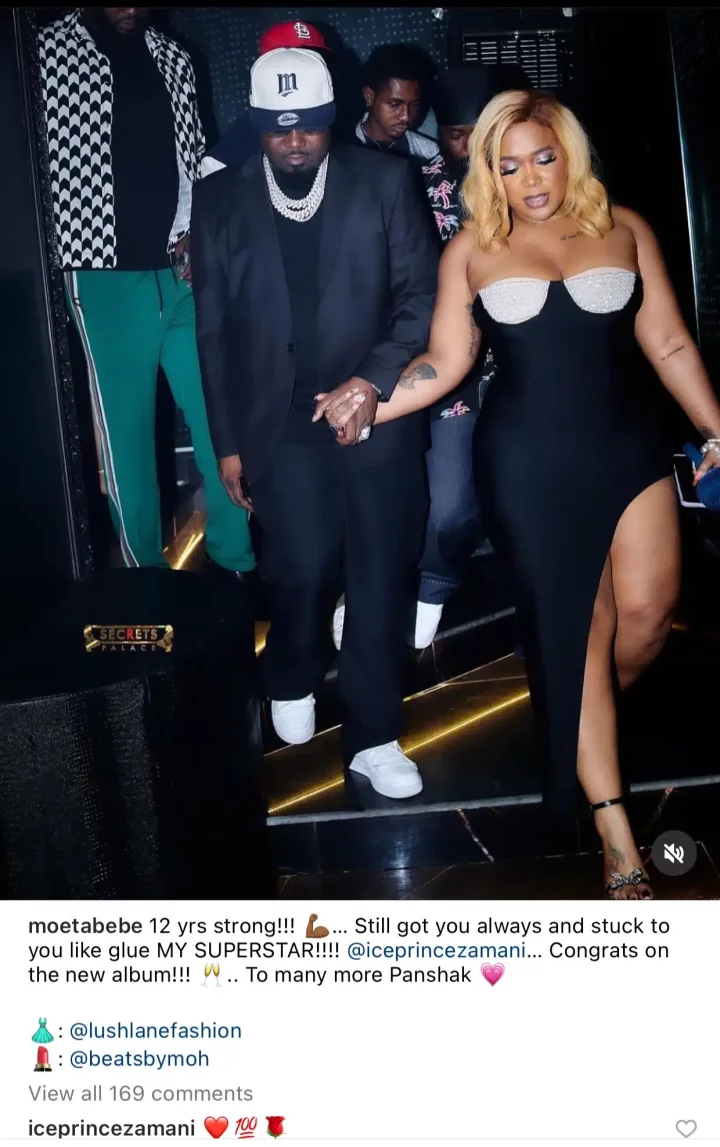 Moet Abebe sparks dating rumors with Ice Prince with cozy post, singer reacts