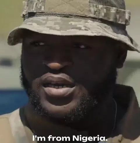 Nigerians express shock at Nigerian medical doctor who chose to fight for Ukraine in war (video)