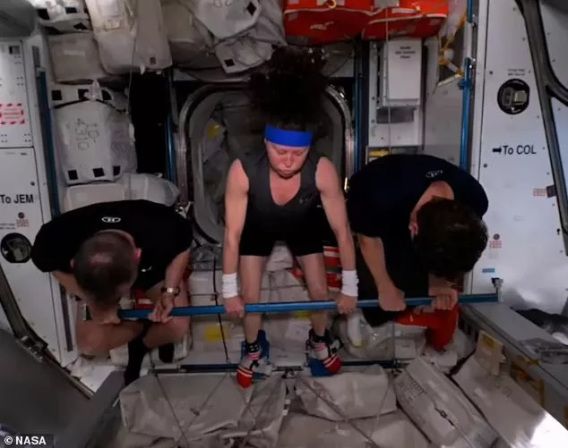 In addition to eating well, astronauts need a lot of exercise to remain fit and healthy. NASA astronauts are required to do two hours of exercise every day while on the ISS and are carefully monitored for fitness and health