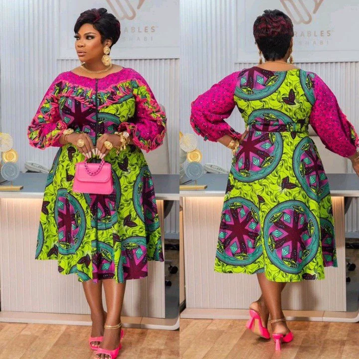 Tailors, Check Out Some Creative Flare Gowns Styles You Can Sew for Your Customers