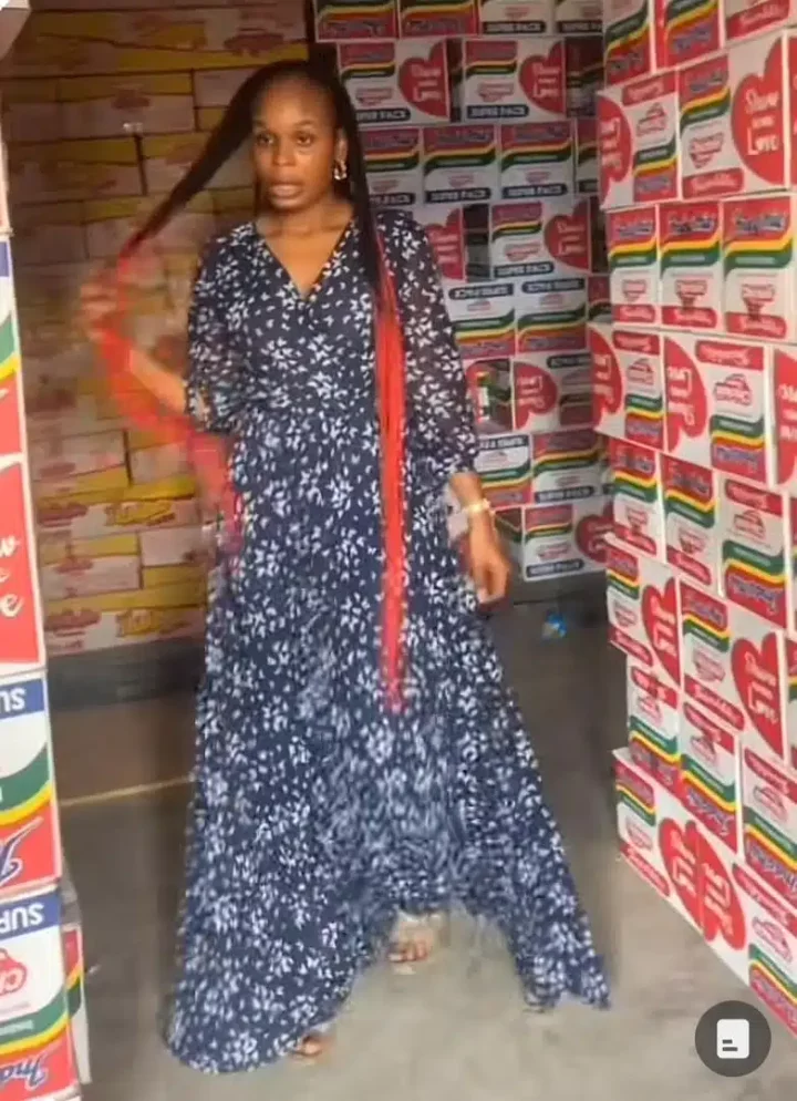 Troll gets response after trolling BBNaija Kaisha for doing noodles business