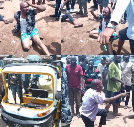 'One chance' robbers who operate tricycle business escape lynching in Umuahia