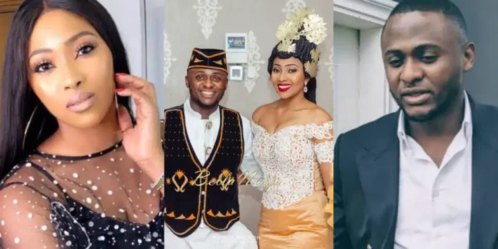 See Ubi Franklin's interaction with ex-wife, Lilian Esoro that leaves tongues wagging