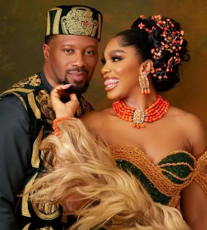 I married my dream man, the man with the kindest heart. A true king!! My gift from God - Actress Sharon Ooja hails her husband