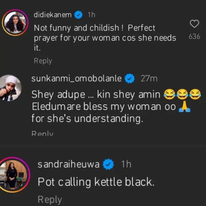 Didi Ekanem, Sandra Iheuwa berate Wizkid for shading Davido's wedding