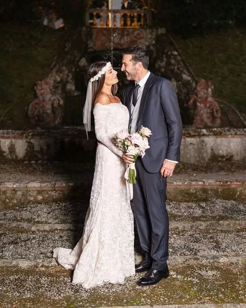 Buffon and Ilaria D'Amico's wedding