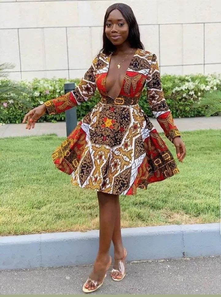 Modest Ankara short gown styles for smart looks.