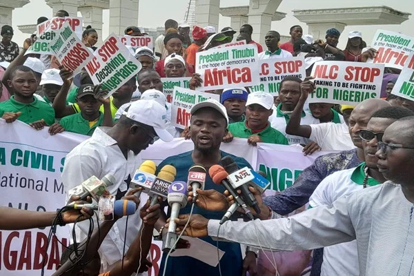BREAKING: Youths hold solidarity rally in support of President Tinubu in Abuja