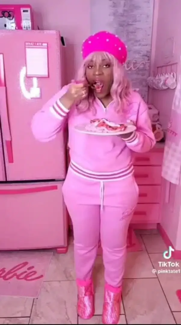 'Cuppy dey learn work' - Reactions as lady shares how she cooks pink food