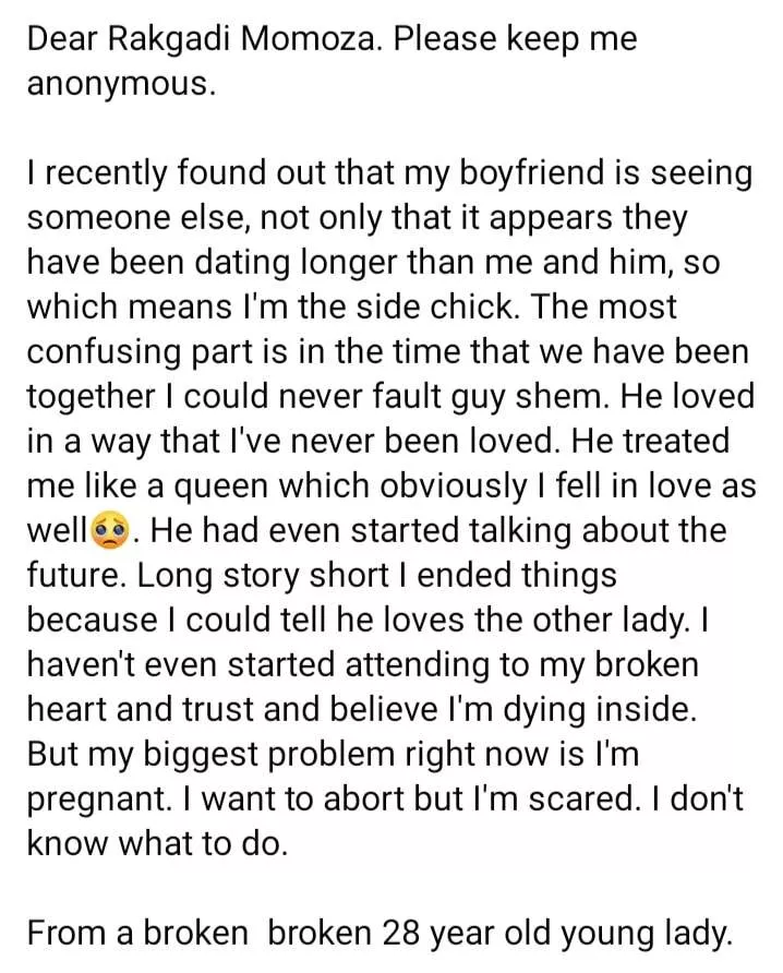 Pregnant lady finds out she's a side chick to her boyfriend