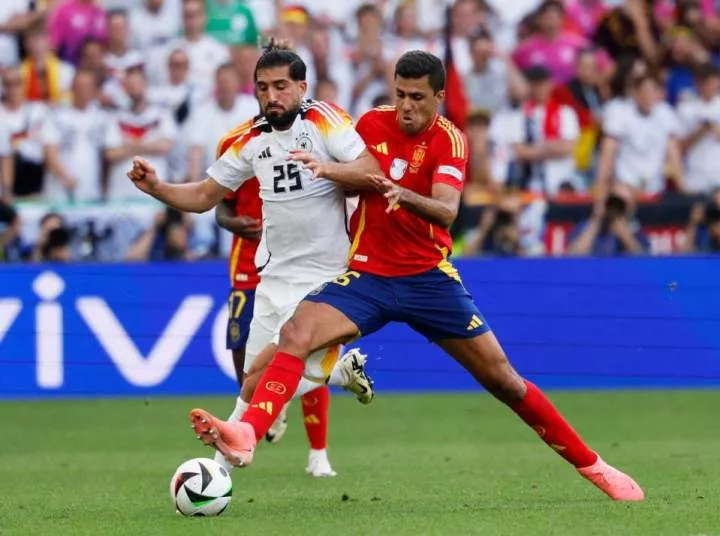 Rodri has been pivotal for Spain at the base of their midfield (Reuters)