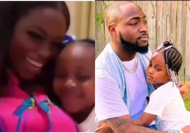 Sophia Momodu bonds with Davido's 2nd daughter, Hailey