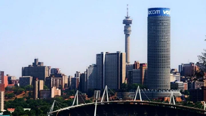 Skyline of Johannesburg, South Africa