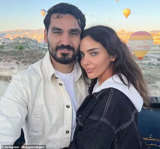 Ilkay Gundogan with his wife on vacation after moving to Spain -- Credit: Instagram