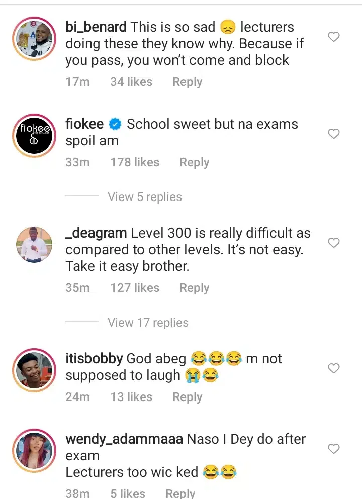 'I read chapter 1 to 12 no single question came out' - UNILAG student rants bitterly (Audio)