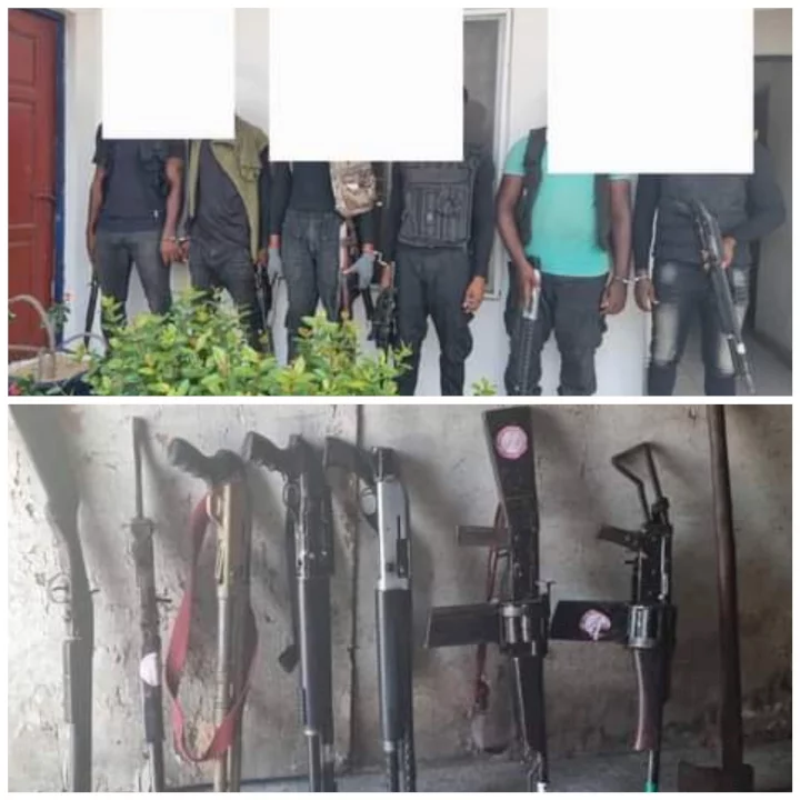 Six suspected armed robbers and kidnappers disguising as vigilantes arrested in Delta