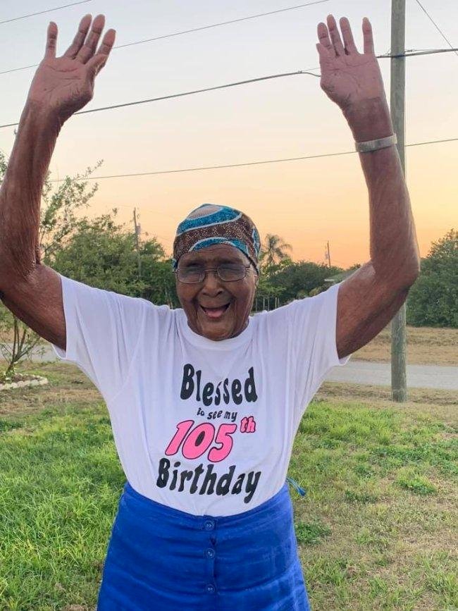 “Blessed to see my 105th birthday” – Ageless grandma leaves social media users in shock