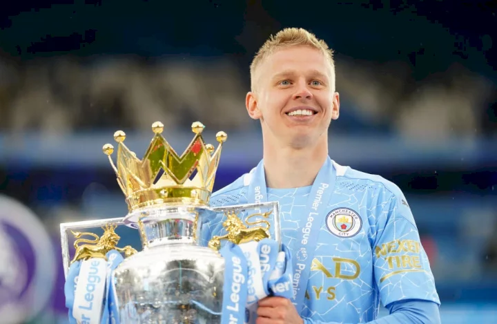 Arsenal agree £30m deal to sign Oleksandr Zinchenko from Manchester City
