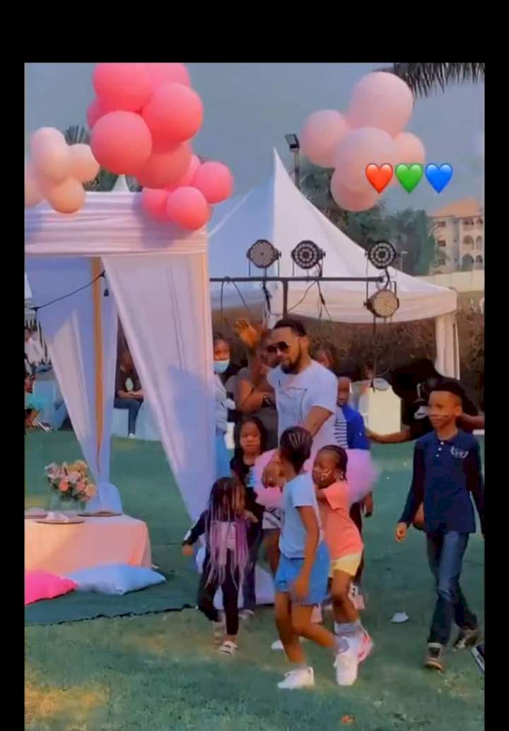 Photos and videos from singer DBanj's daughter, Grace's first birthday party