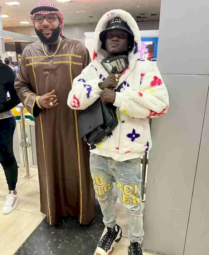 Portable excited as E-money flies him to London (Video)