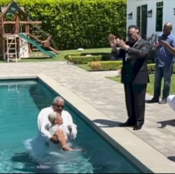 Blac Chyna says she's now born again as she gets baptised on her birthday (video)