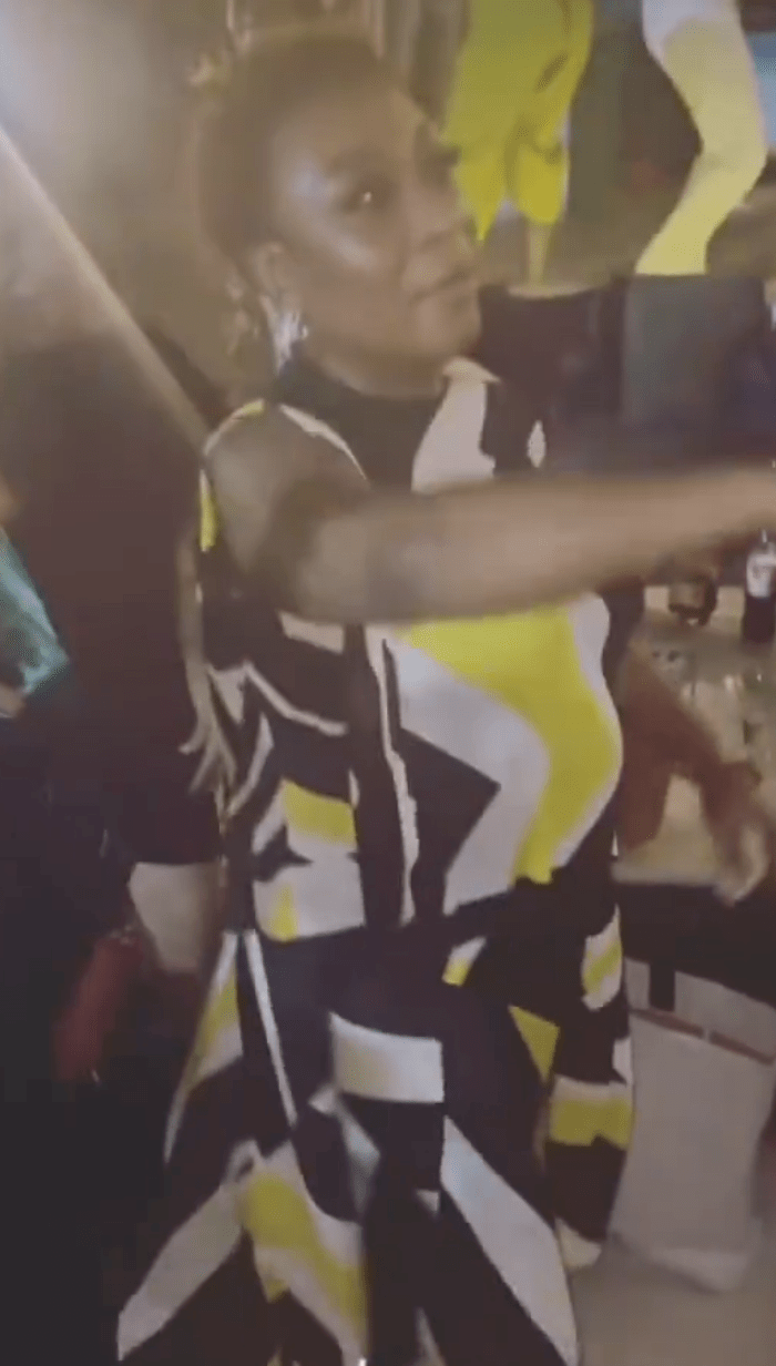 Moment Burna Boy's Mum Steals Show; Rocks To Son's Music At Christmas Party [Video]