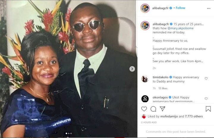 Comedian Ali Baba and wife celebrates 15th wedding anniversary, shares throwback photos