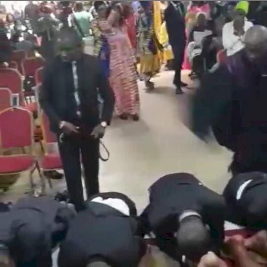 Victor Osuagwu reacts to pastors flogging members to test for readiness for ministry (Video)