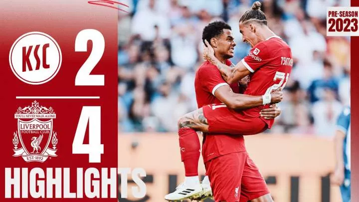 Karlsruher SC 2 - 4 Liverpool (Jul-19-2023) Club Friendly Highlights