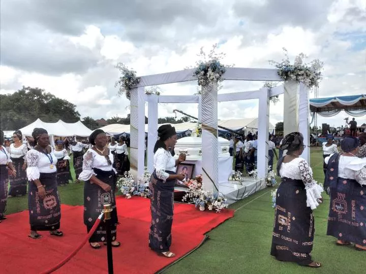 Photos from the funeral of wife of former Senate President Ken Nnamani