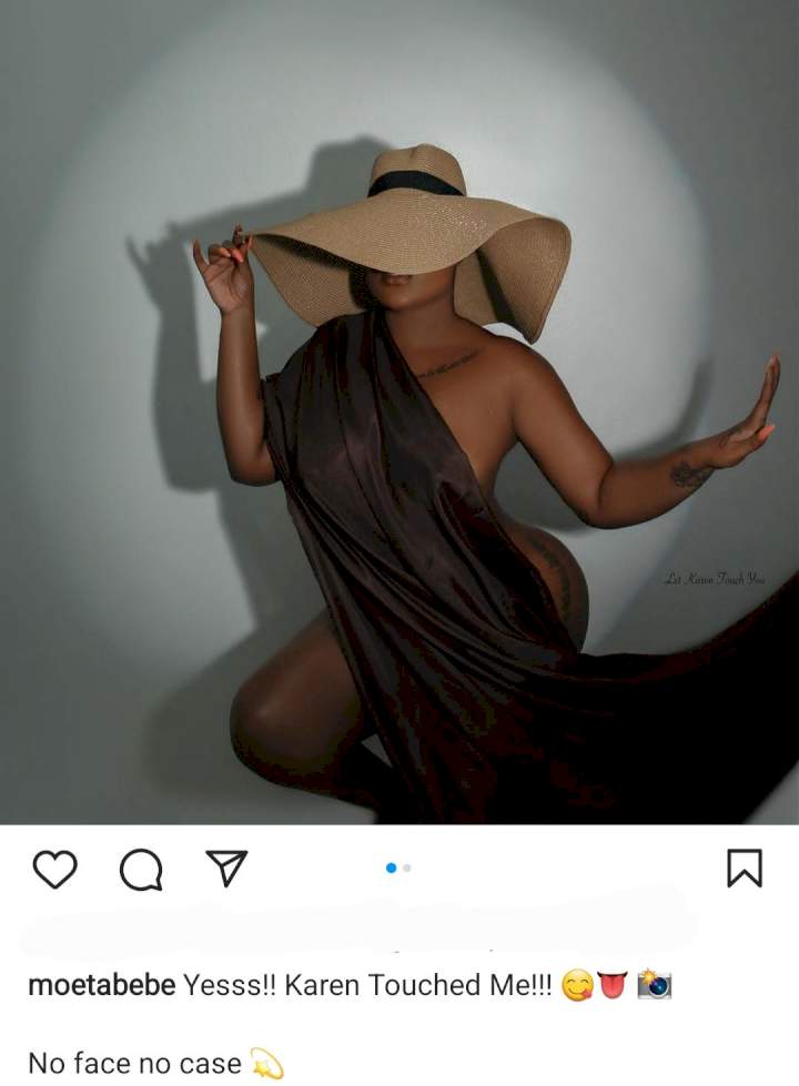 Moet Abebe leaves little to the imagination in racy photos