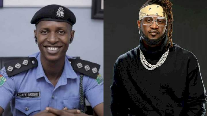 "Celebrities with no sense" - Delta Police PRO wipes the floor with Paul Okoye over recent comment about his colleagues