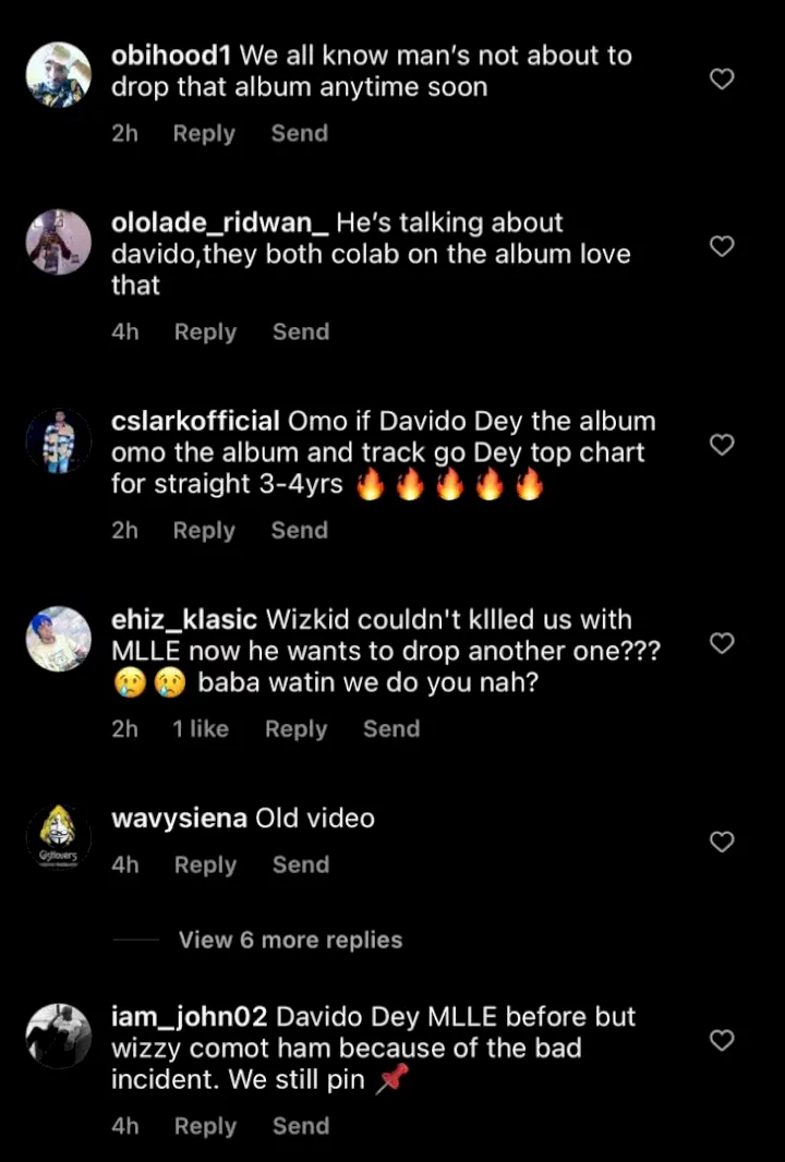'Davido will be on it' - Speculations as Wizkid announces new album