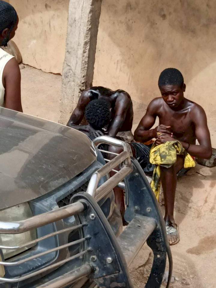 Two boys nabbed while allegedly trying to sell stolen compressor machine covers in Jos