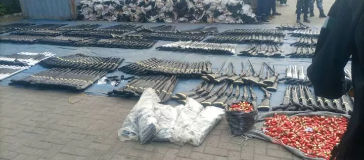 Customs intercepts massive arms, ammunition in Lagos