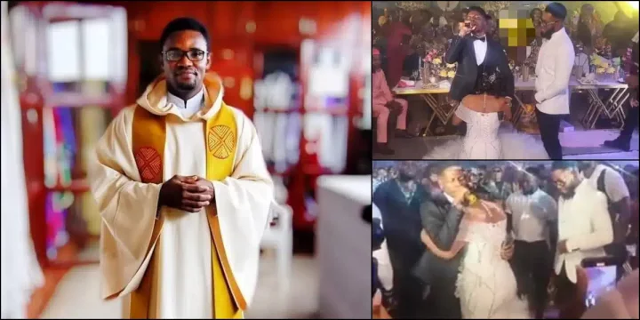 "The video says a lot about the bride and more about the minister" - Catholic priest reacts to video of Ekene Umenwa kneeling to Moses Bliss