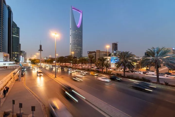 Saudi Arabia's capital and main financial hub Riyadh is known for its heavy traffic.