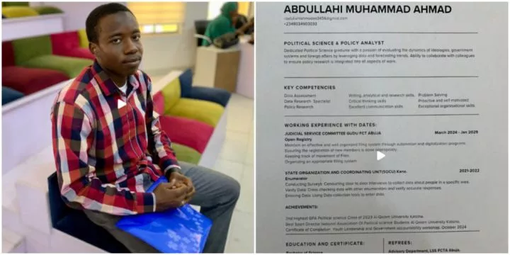 "Why I went to company with my CV uninvited" - Graduate with 4.89 CGPA speaks