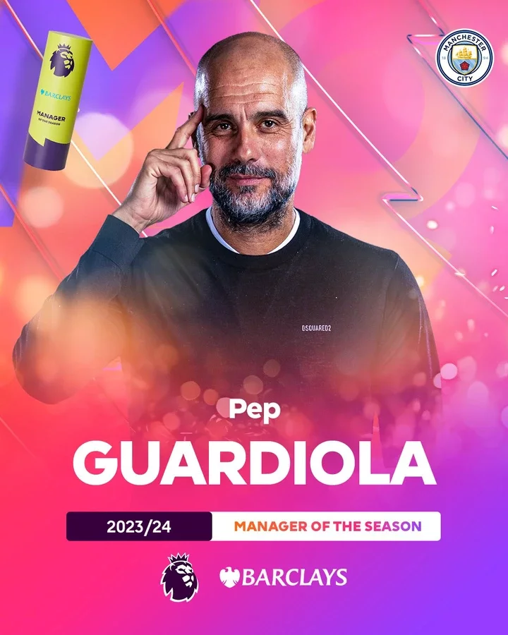Premier League Reveals The Winner Of Best Manager Of The Season Award.
