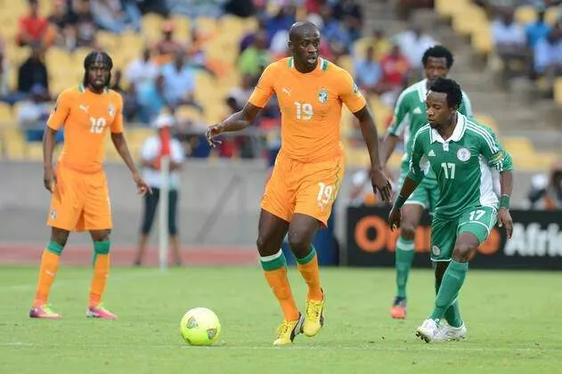 Yaya Toure at the 2013 AFCON against Nigeria - Imago